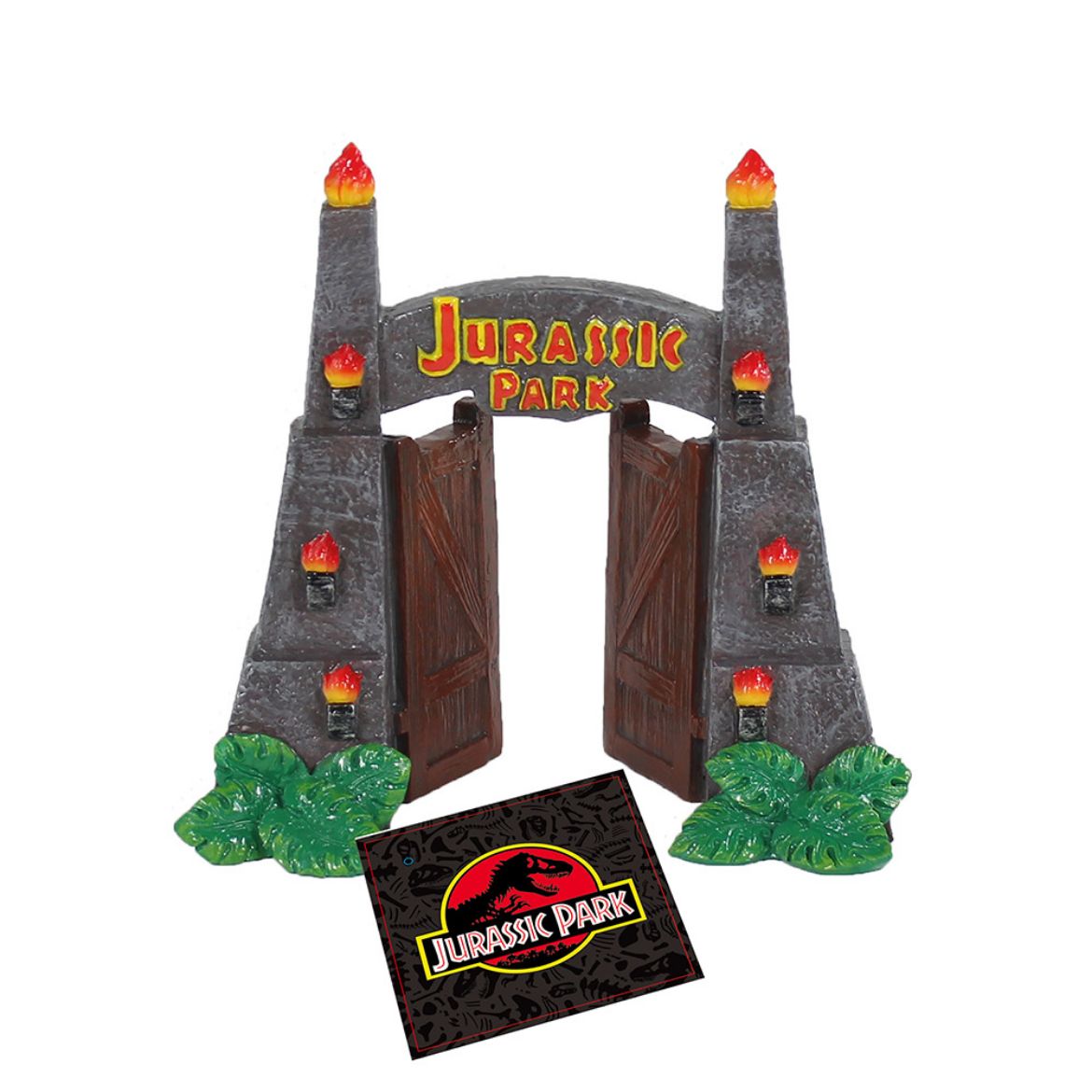 Penn-Plax Jurassic Park Gates Ornament