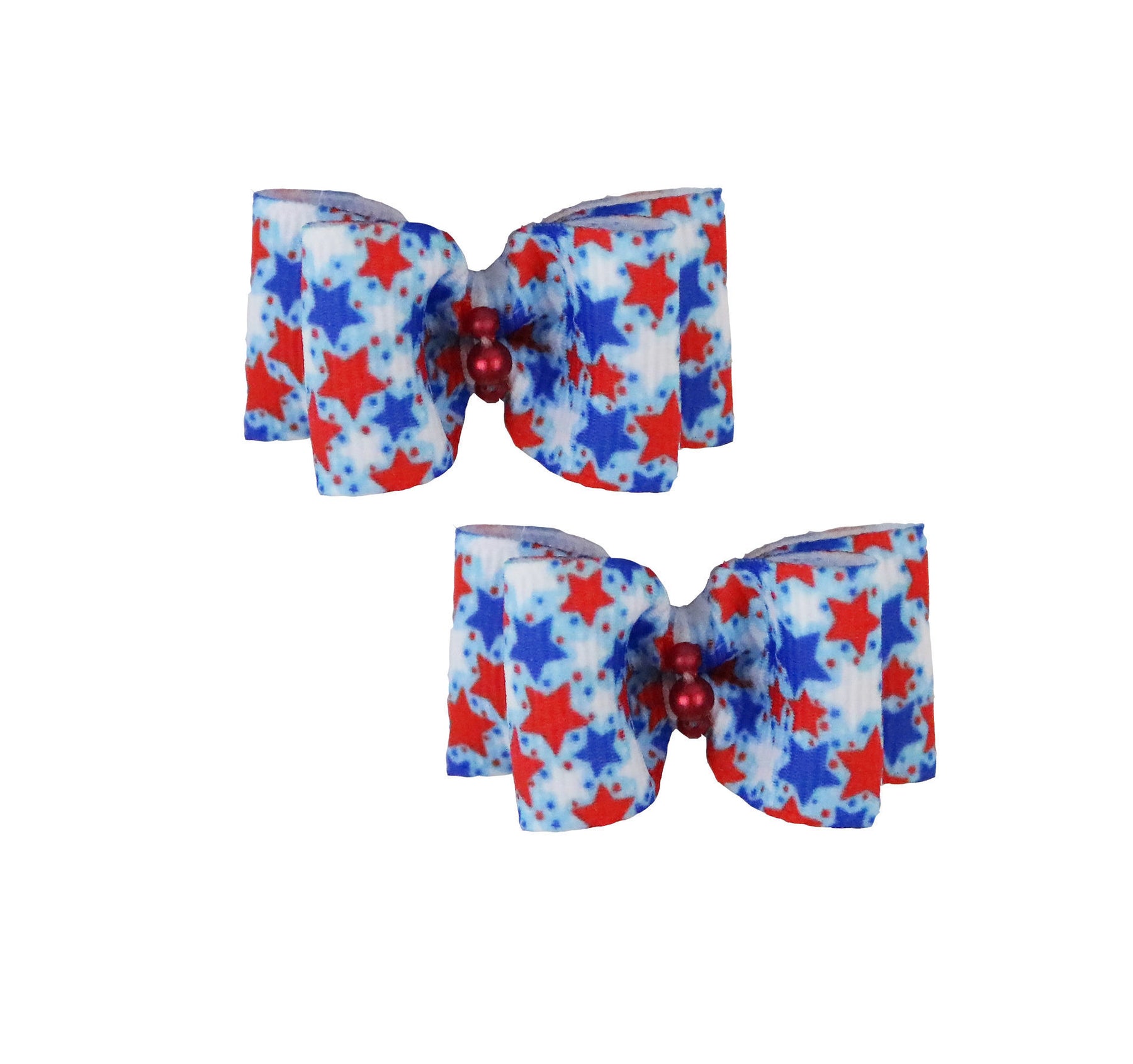 Barker's Bowtique - Patriotic Hair Bows