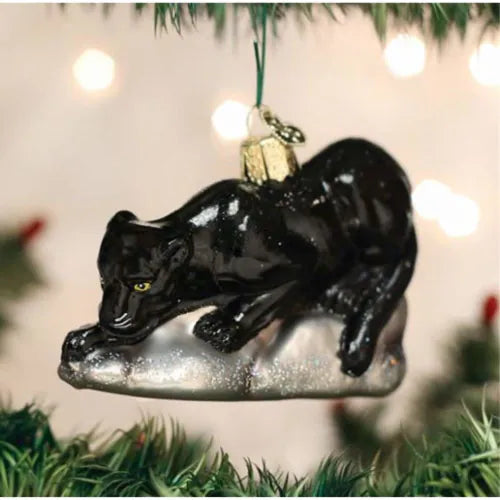 Old World Christmas - Prowling Panther Ornament