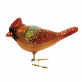 Old World Christmas - Winter Cardinal Clip-On Ornament