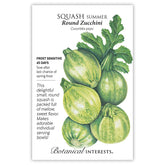 Squash Summer Round Zucchini Seeds