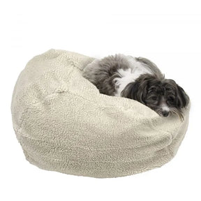 Carolina Pet - Sherpa Puff Ball Pillow Bed	for Dog and Cats