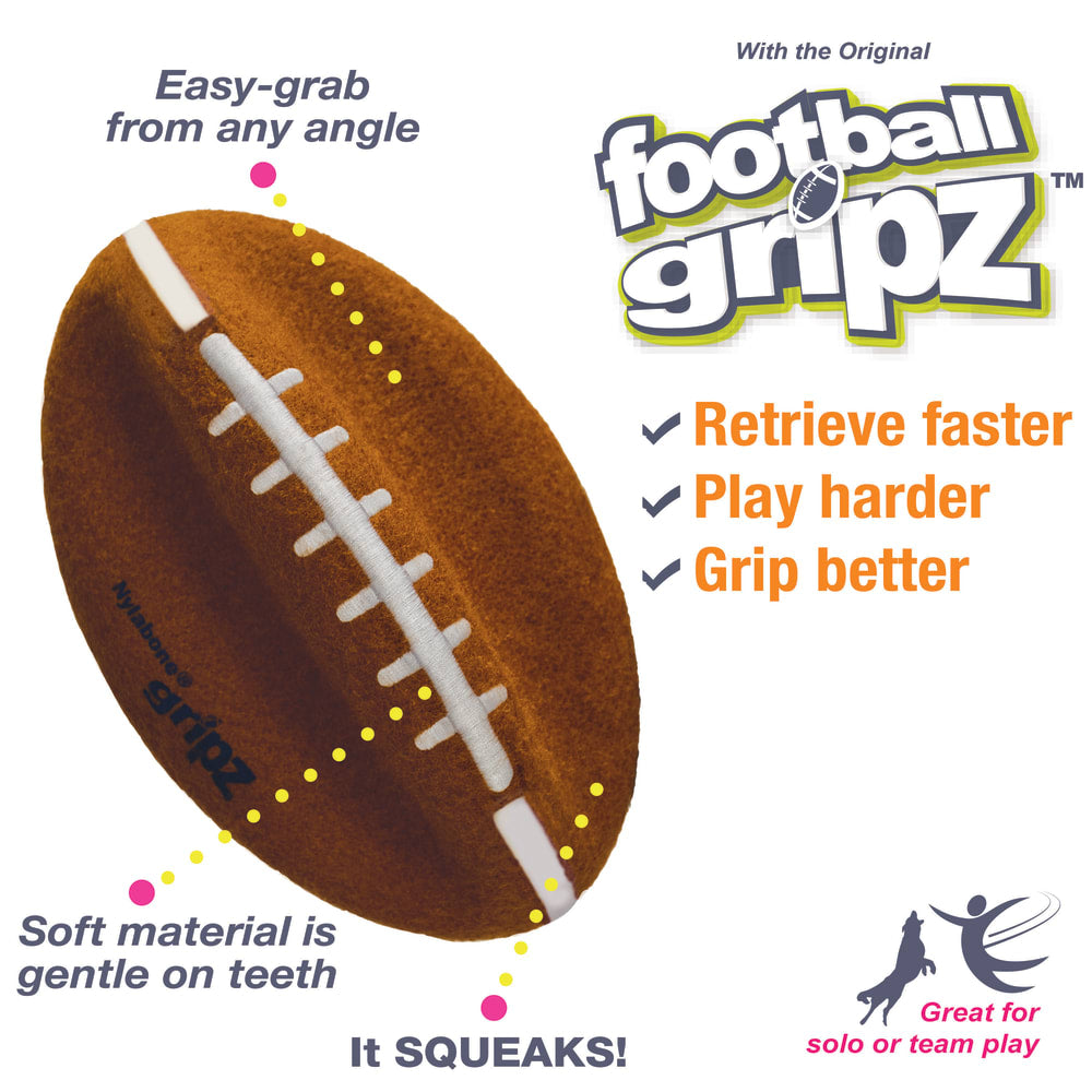 Nylabone - Football Gripz