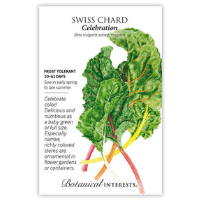 Celebration Swiss Chard Seeds