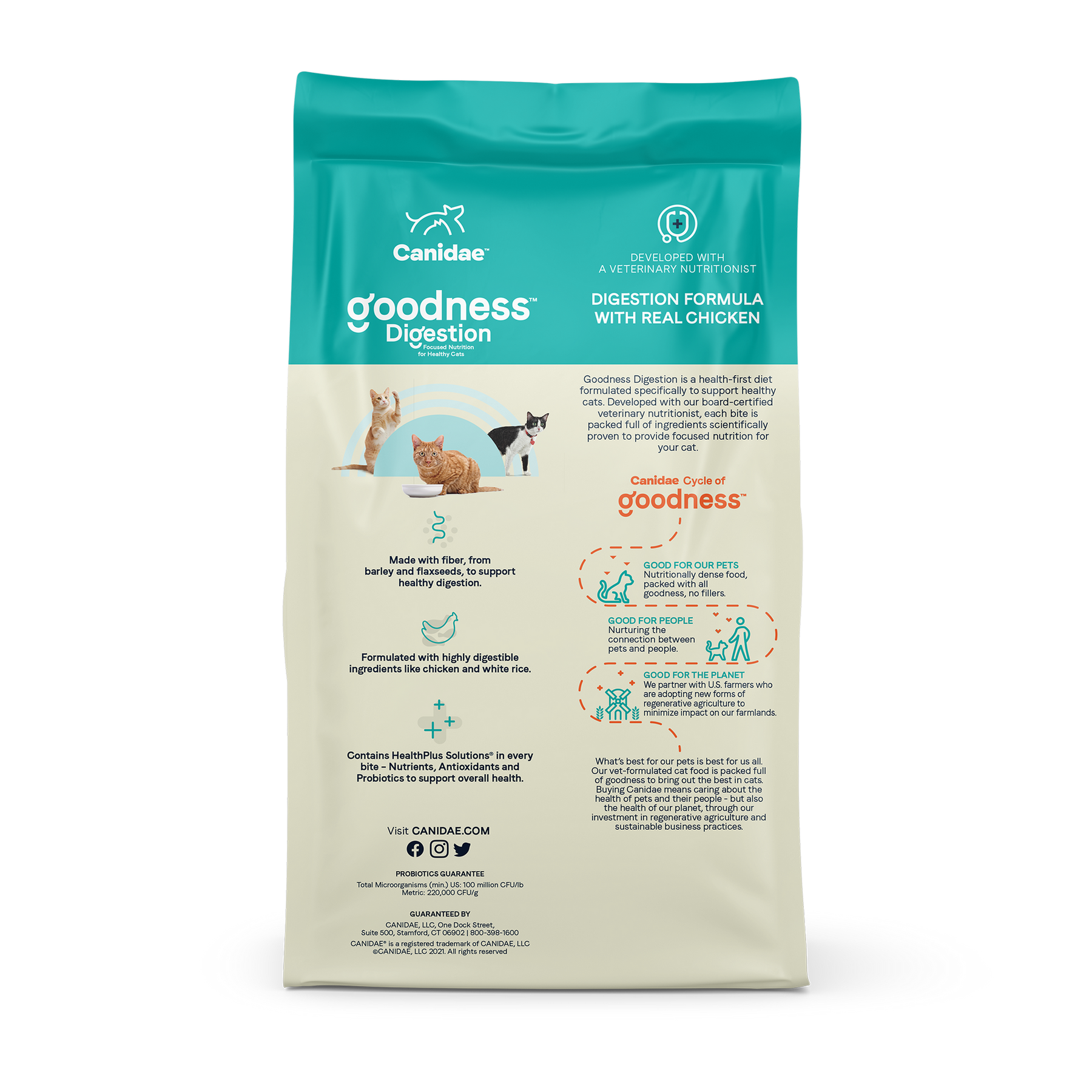 Canidae - Goodness for Digestion Dry Cat Food with Real Chicken