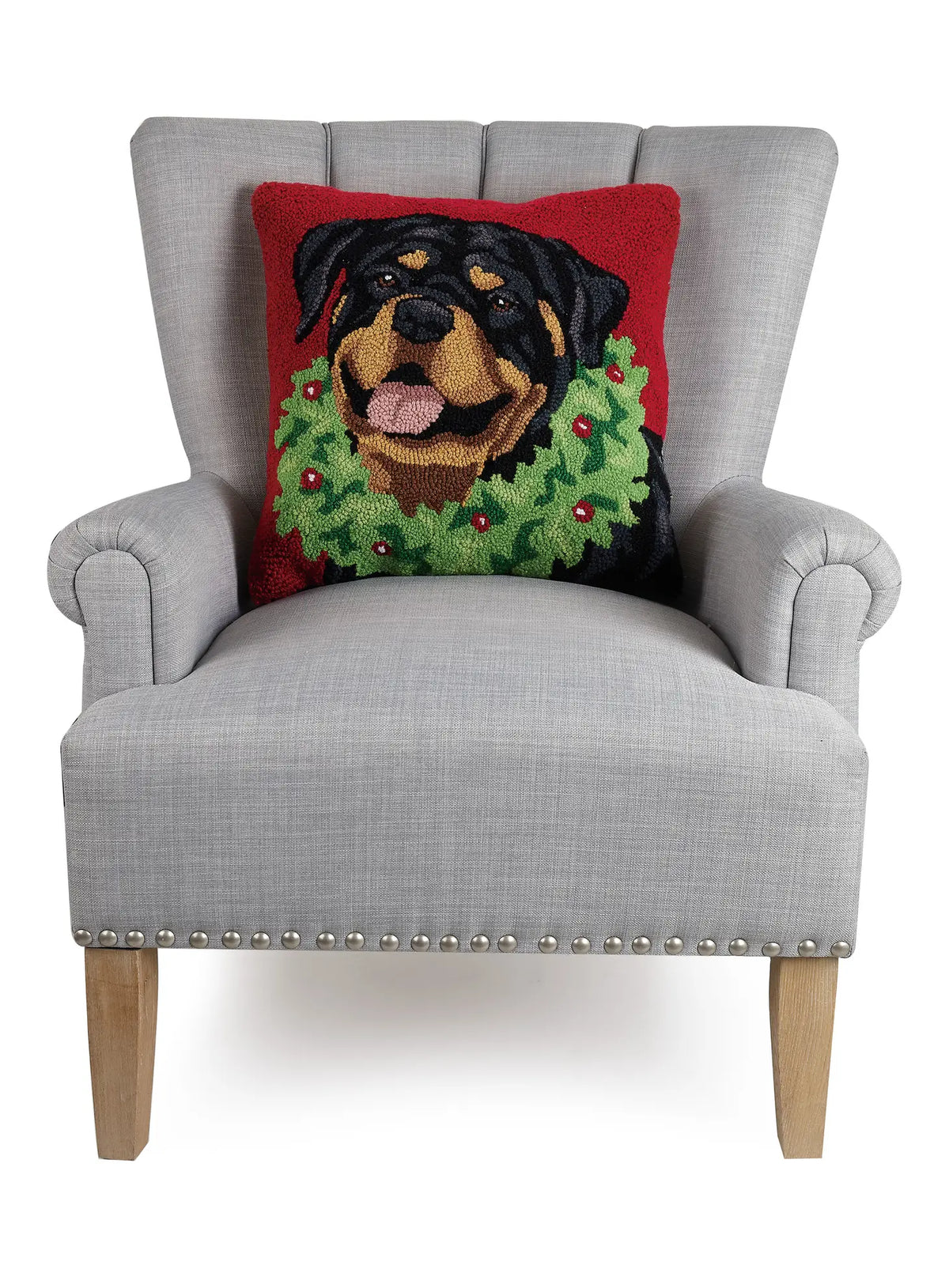 Pillow Holiday Rottweiler Hook