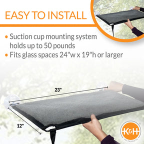 K&H EZ Mount Window Kitty Sill Single Level