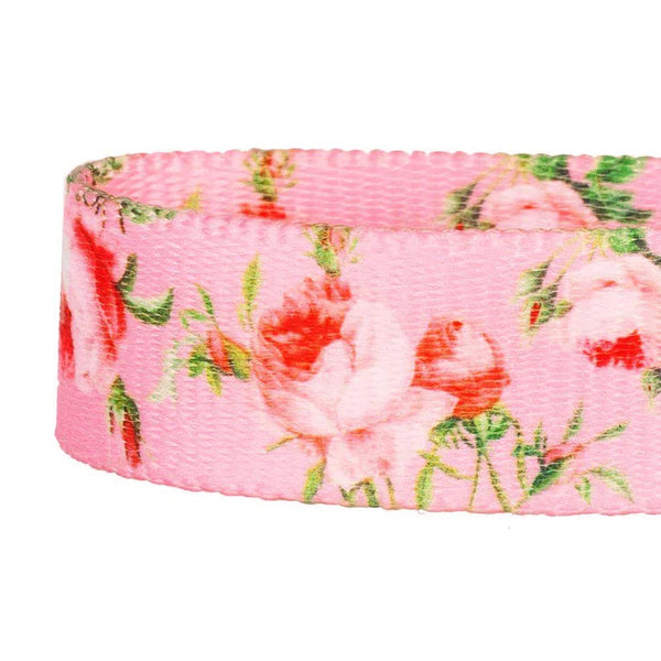 Rose Baby Pink | Petal Paws Floral Martingale Safety Training Dog Collar