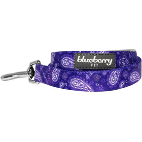 Violet | Paisley Print Dog Leash