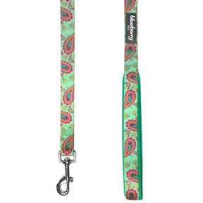 Emerald Green | Paisley Print Dog Leash