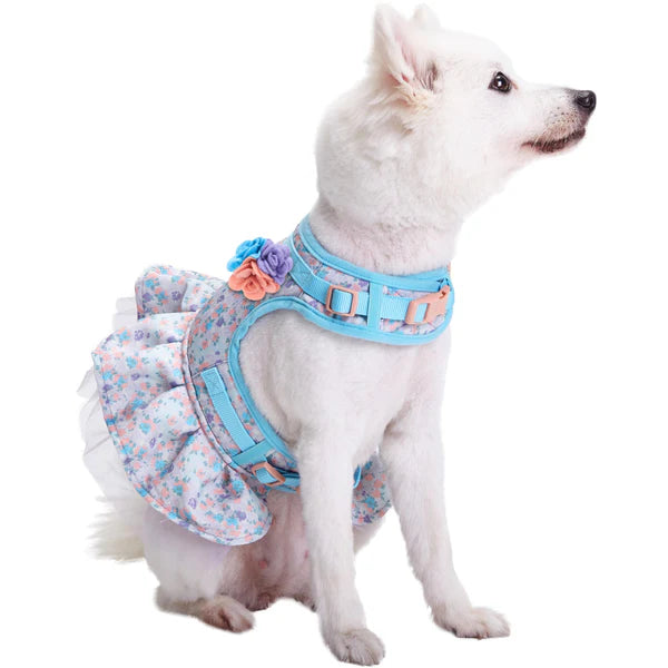 Lavender | Made Well Floral Print Dog Dress Harness