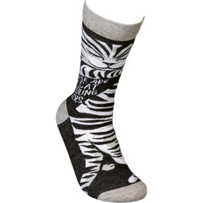 Primitives by Kathy - Socks These are my Cat Cuddling Socks