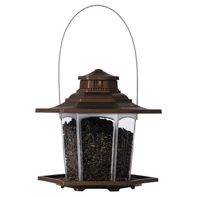 More Birds - Metal Hopper Bird Feeder