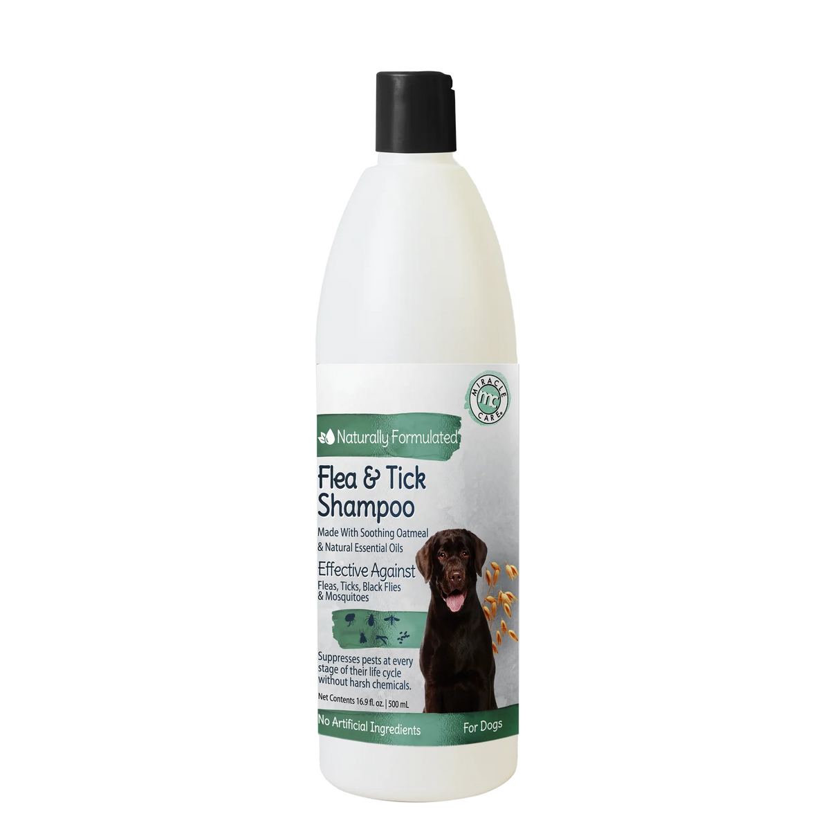 Shampoo Flea & Tick Natural with Oatmeal