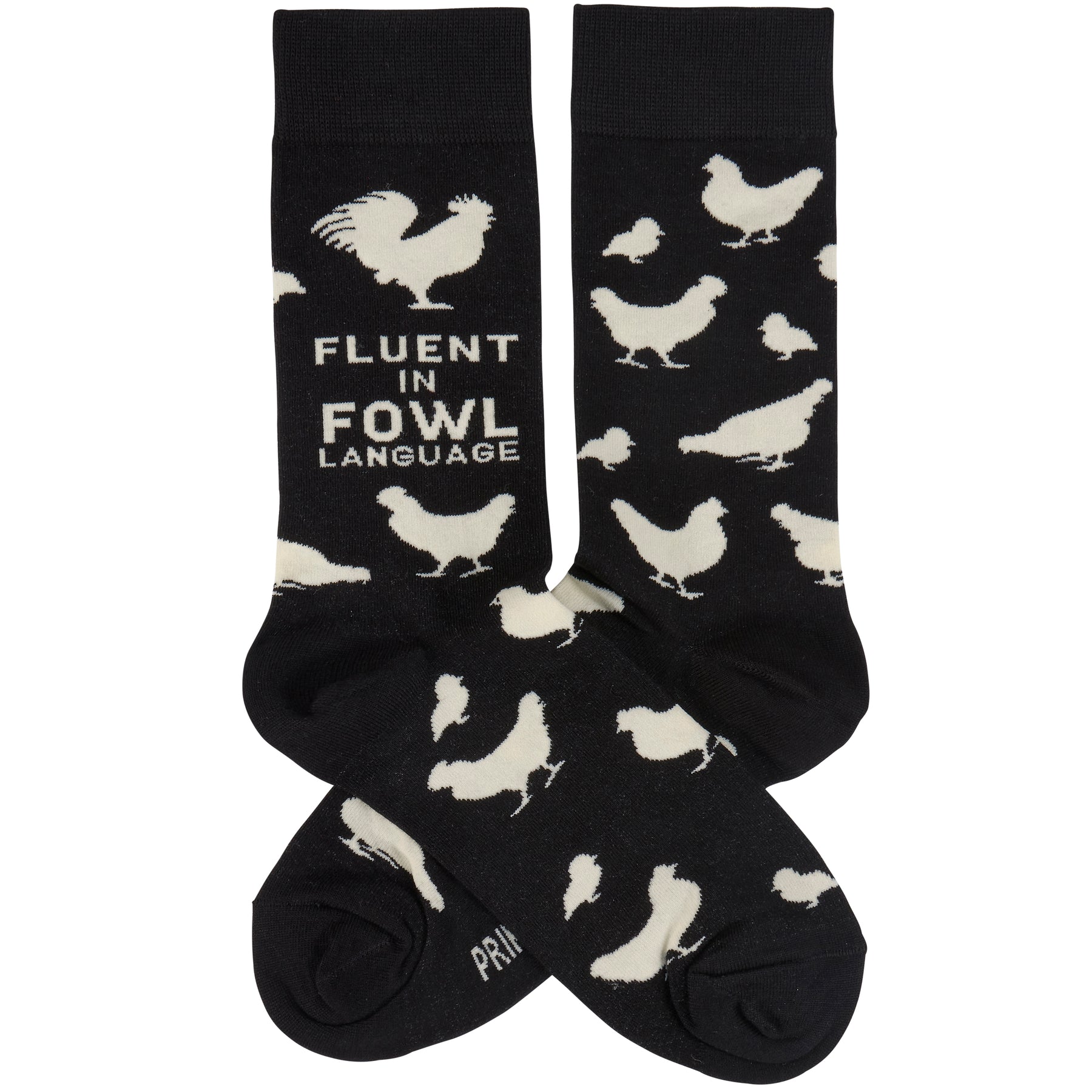 Primitives by Kathy - Socks Fluent in Fowl Language