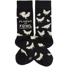 Primitives by Kathy - Socks Fluent in Fowl Language