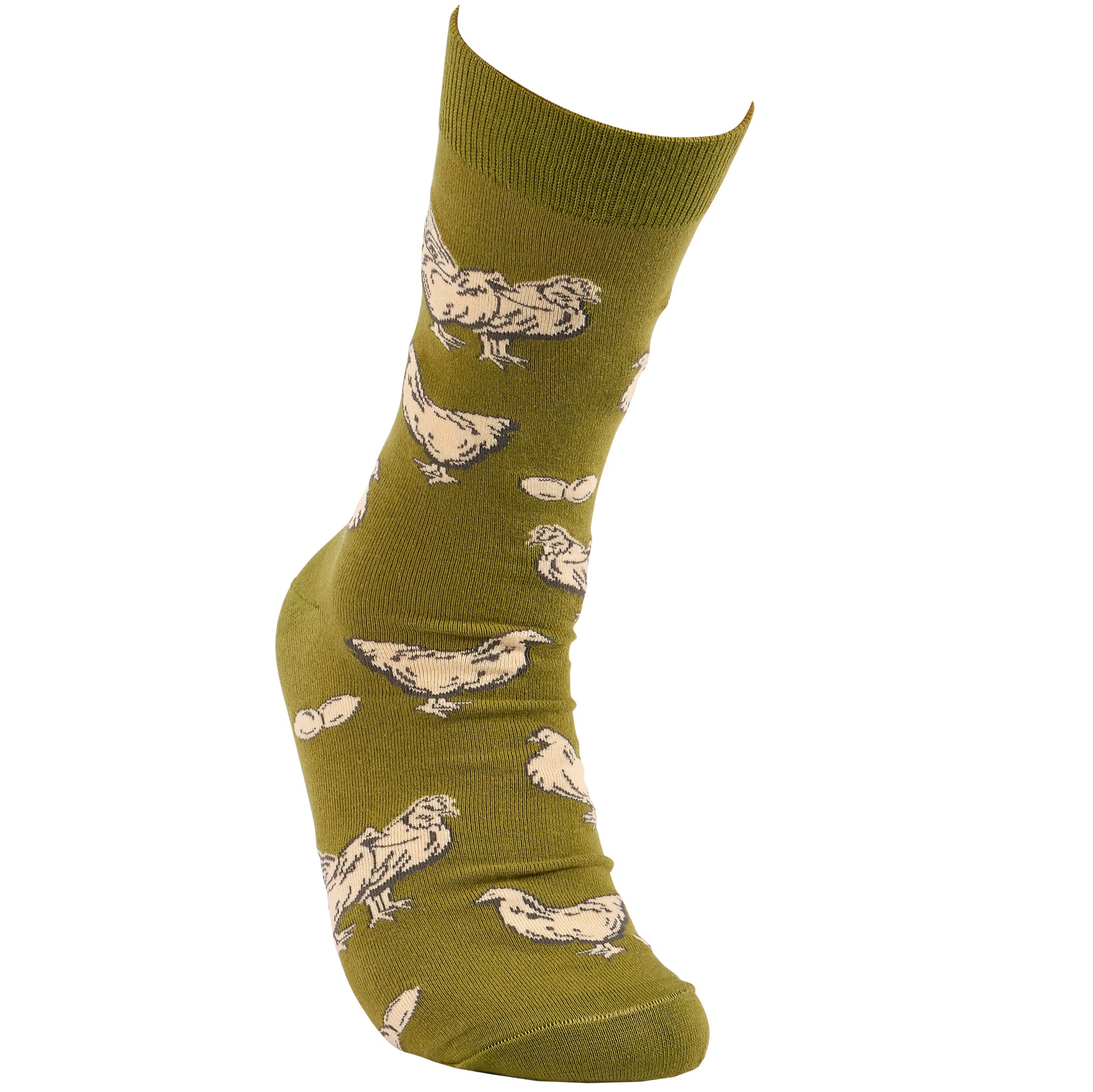 Primitives by Kathy - Socks Happy Chicken