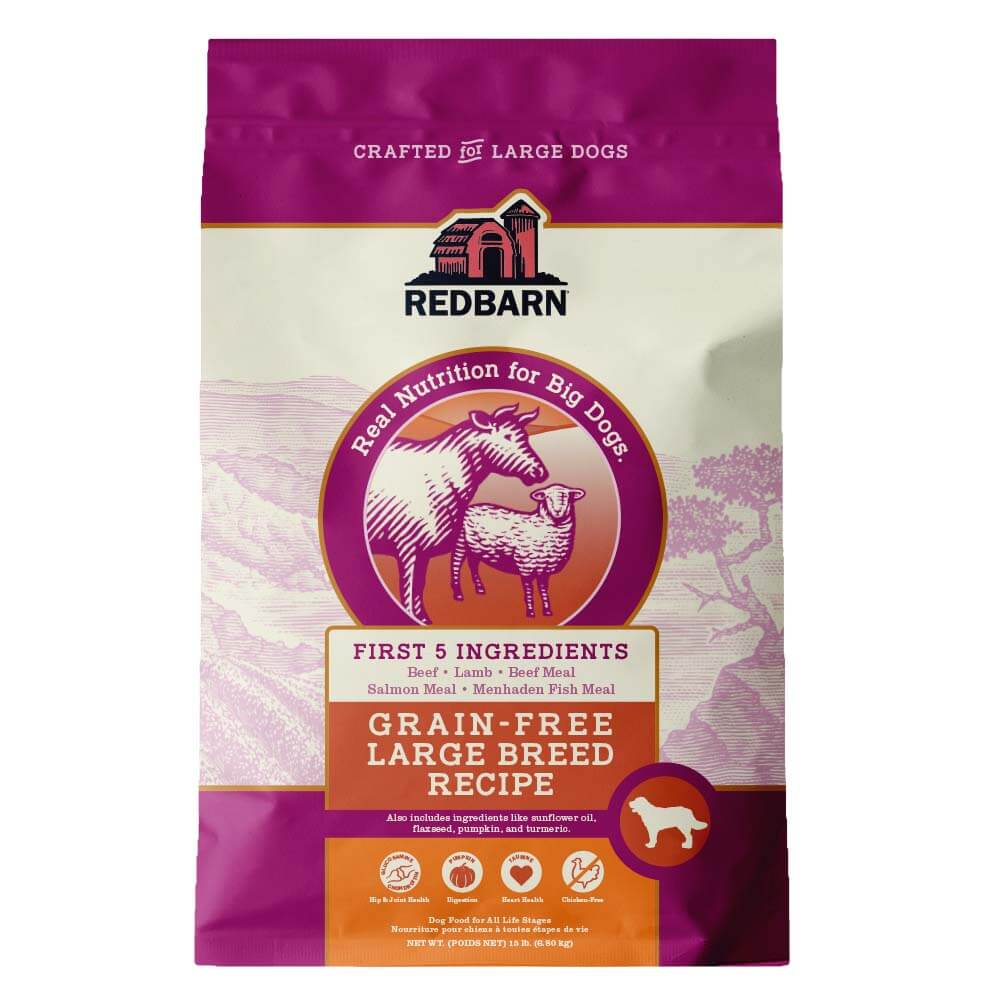 RedBarn - Grain Free Large Breed Beef & Lamb Dog Food Dry