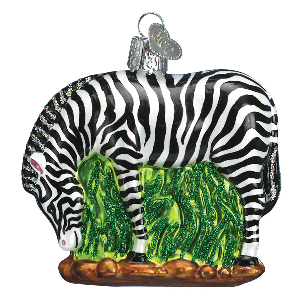 Old World Christmas - Zebra Ornament