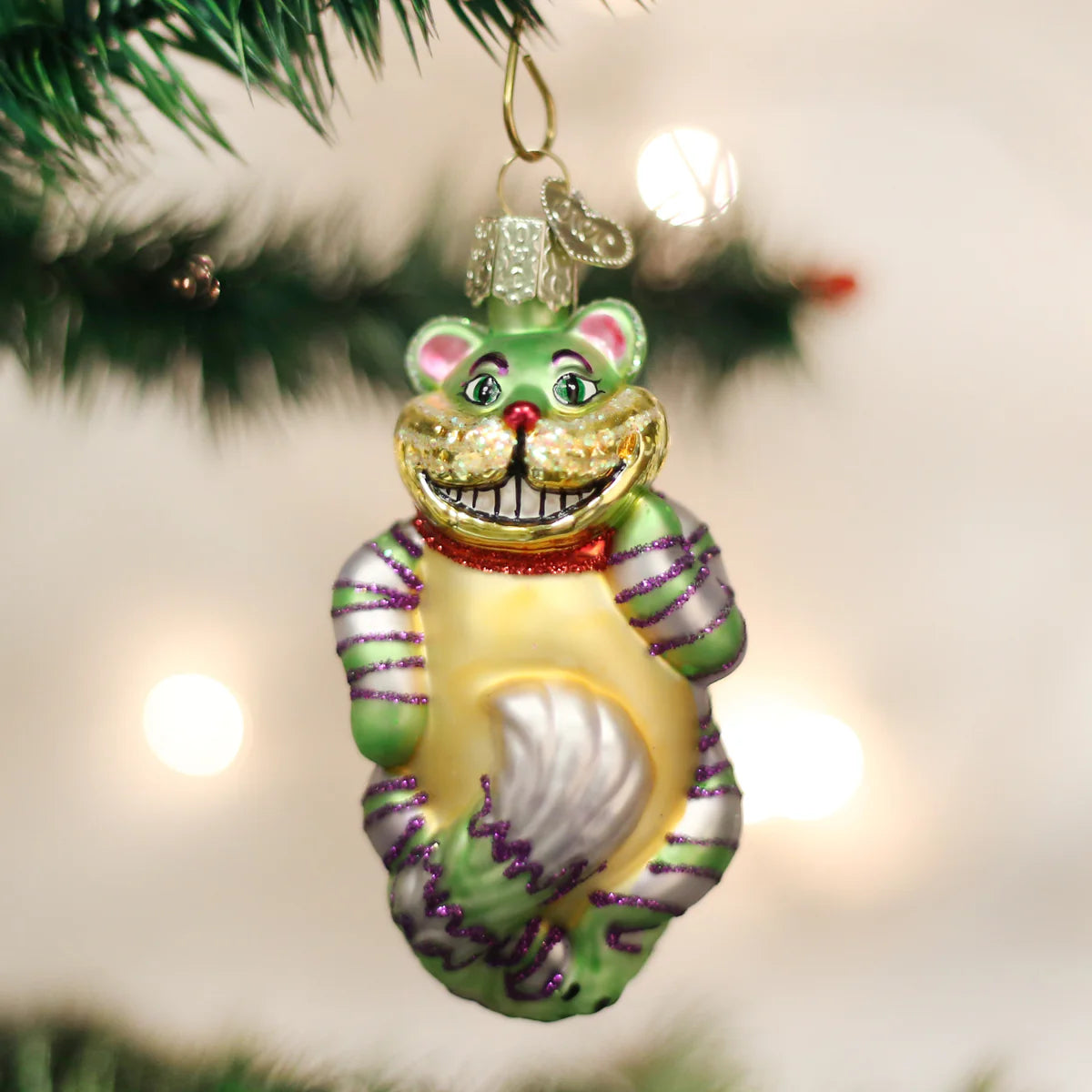 Old World Christmas - Cheshire Cat Ornament