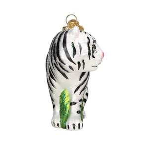 Old World Christmas - White Tiger Ornament