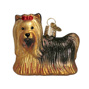 Old World Christmas - Yorkie Ornament