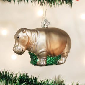 Old World Christmas - Hippopotamus Ornament