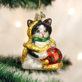 Old World Christmas - Holiday Kitten Ornament