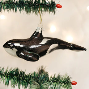 Old World Christmas - Orca Whale Ornament