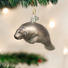 Old World Christmas - Manatee Ornament