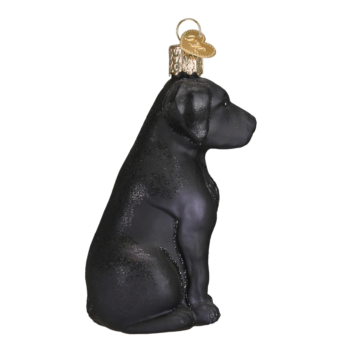 Old World Christmas - Black Lab Sitting Ornament