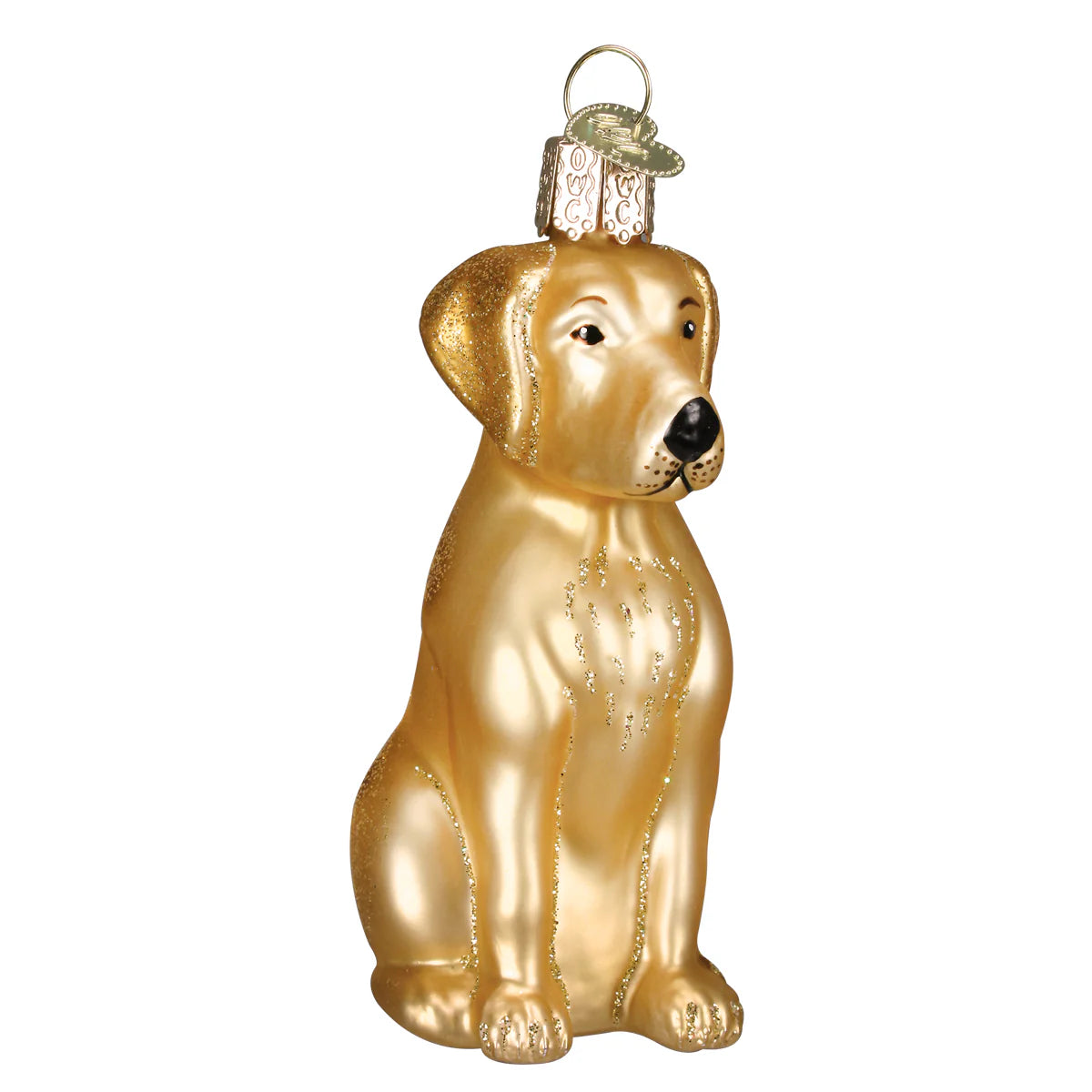 Old World Christmas - Sitting Yellow Lab Ornament