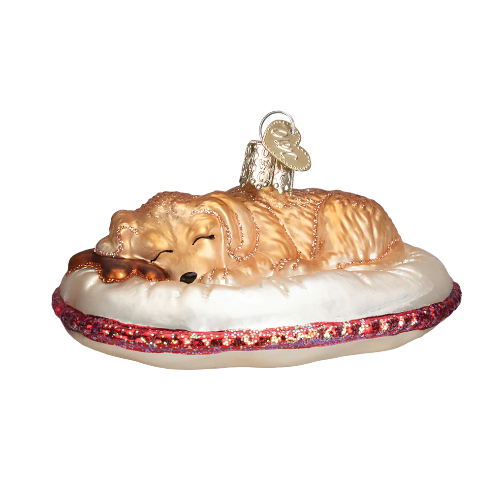 Old World Christmas - Dog Tired Ornament