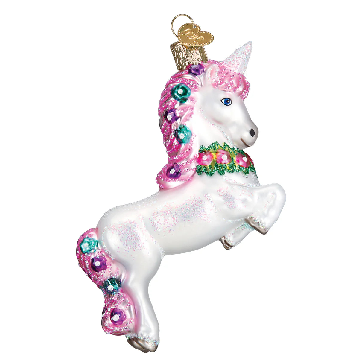 Old World Christmas - Prancing Unicorn Ornament