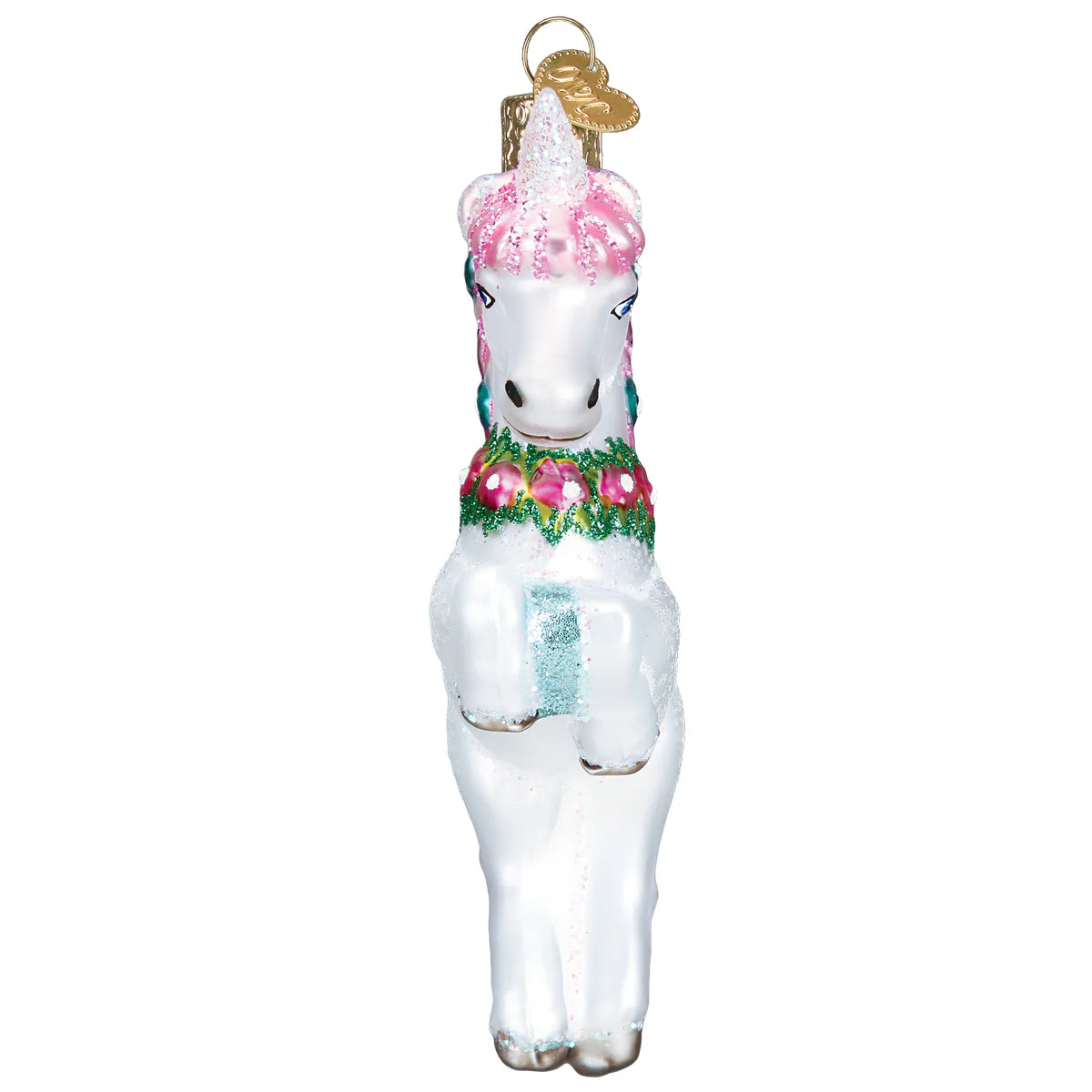 Old World Christmas - Prancing Unicorn Ornament