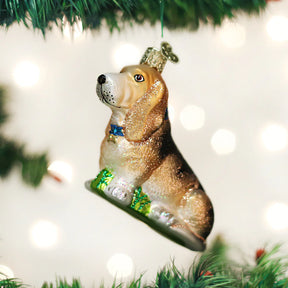 Old World Christmas - Basset Hound Ornament