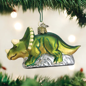 Old World Christmas - Triceratops Ornament