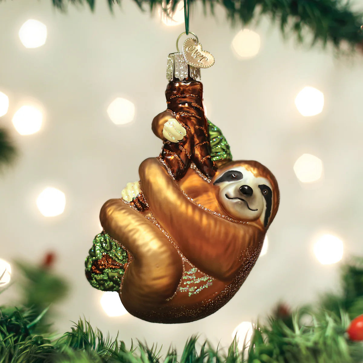 Old World Christmas - Christmas Sloth Ornament