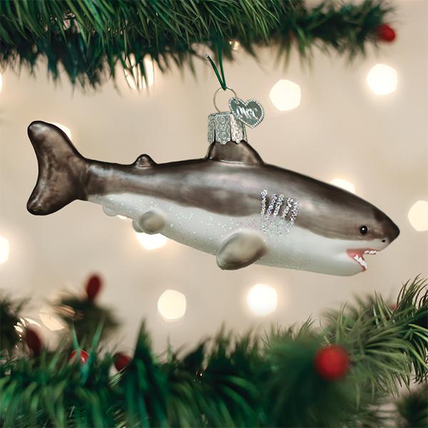 Old World Christmas - Great White Shark Ornament