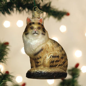 Old World Christmas - Maine Coon Cat Ornament