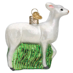 Old World Christmas - Seneca White Deer Ornament