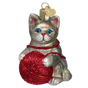 Old World Christmas - Playful Kitten Ornament