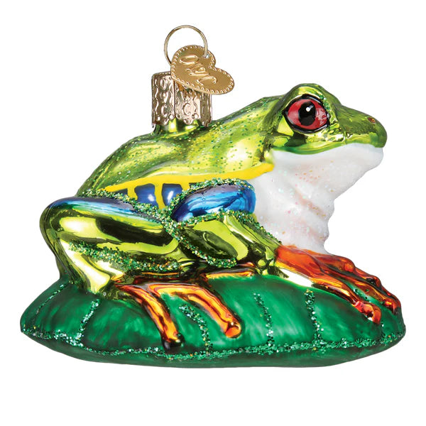 Old World Christmas - Red-eyed Tree Frog Ornament