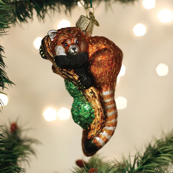 Old World Christmas - Red Panda Ornament