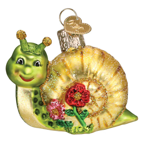 Old World Christmas - Smiley Snail Ornament