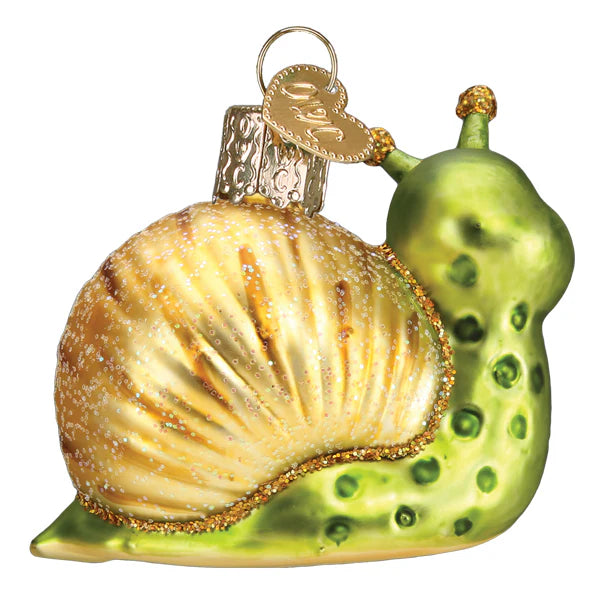 Old World Christmas - Smiley Snail Ornament