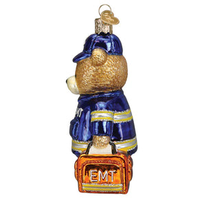 Old World Christmas - EMT Teddy Bear Ornament