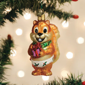 Old World Christmas - Silly Christmas Squirrel Ornament