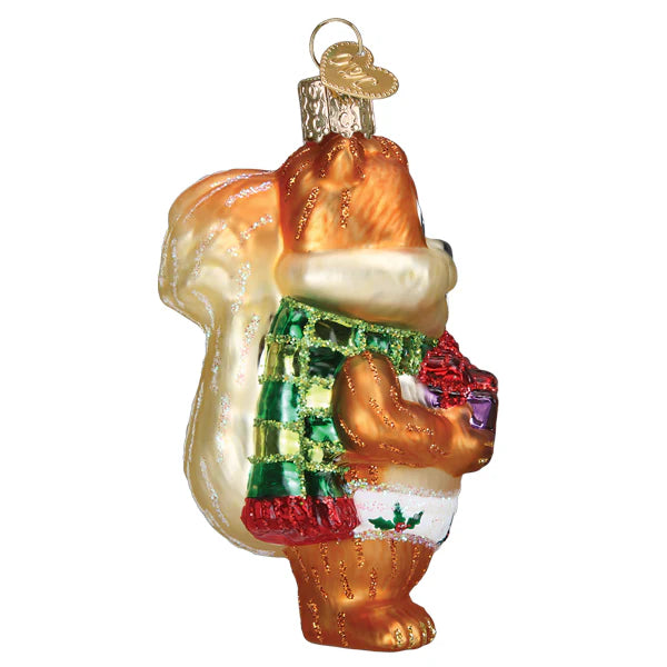 Old World Christmas - Silly Christmas Squirrel Ornament