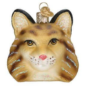 Old World Christmas - Bobcat Head Ornament